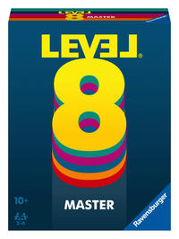 Ravensburger 20868 - Level 8 Master, Die Master Version des beliebten Kartenspiels für 2-6 Spieler ab 10 Jahren / Familienspiel / Reisespiel / Perfekt als Geschenk