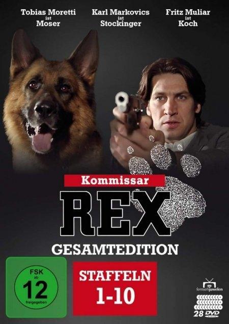 Kommissar Rex - Gesamtedition (Staffeln 1 bis 10 - Alle 119 Folgen) + Bonus-Disc. 28 DVDs