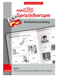 miniLÜK-Sprachtherapie - Hirnfunktionstraining. Heft 4