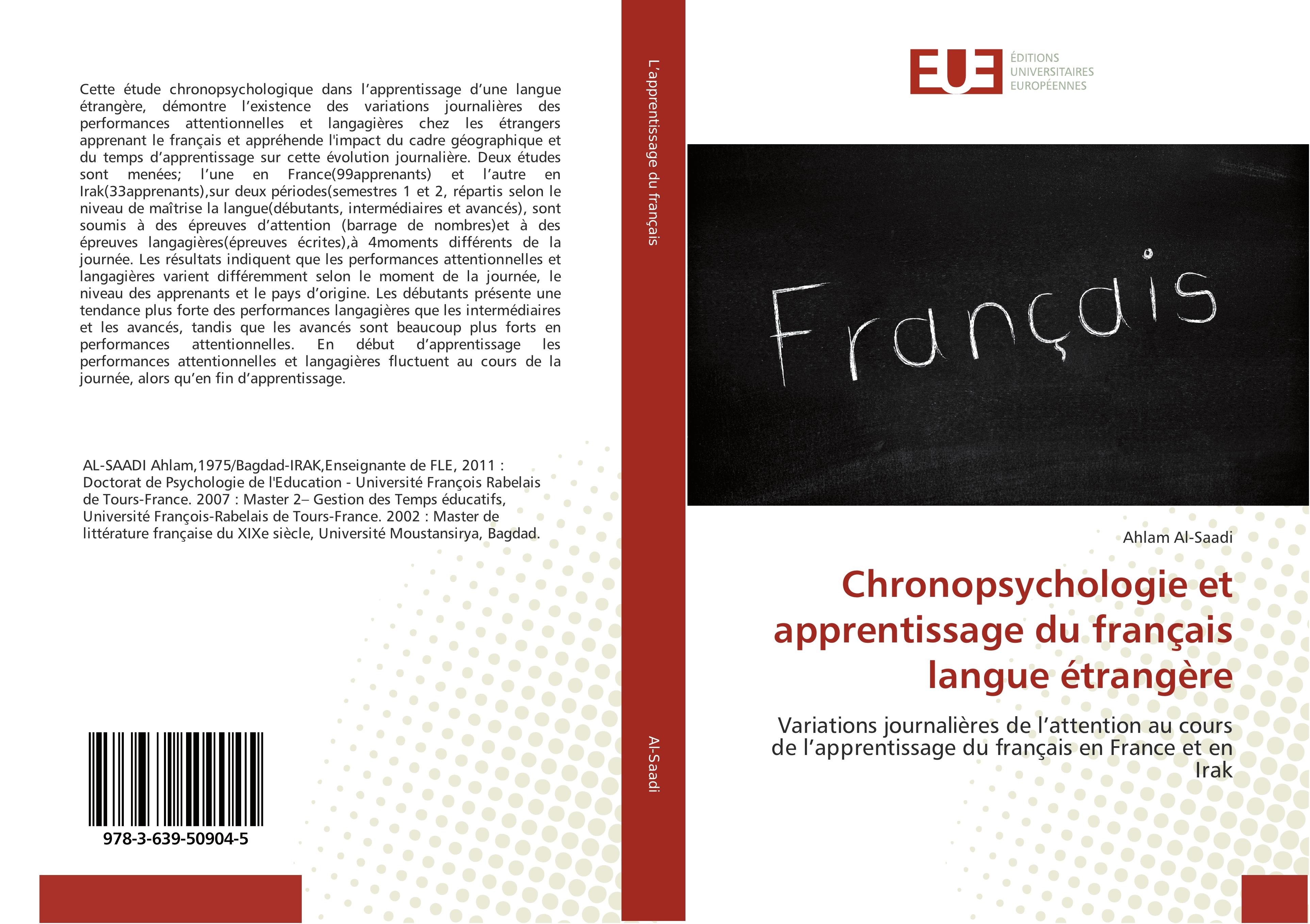 Chronopsychologie et apprentissage du français langue étrangère