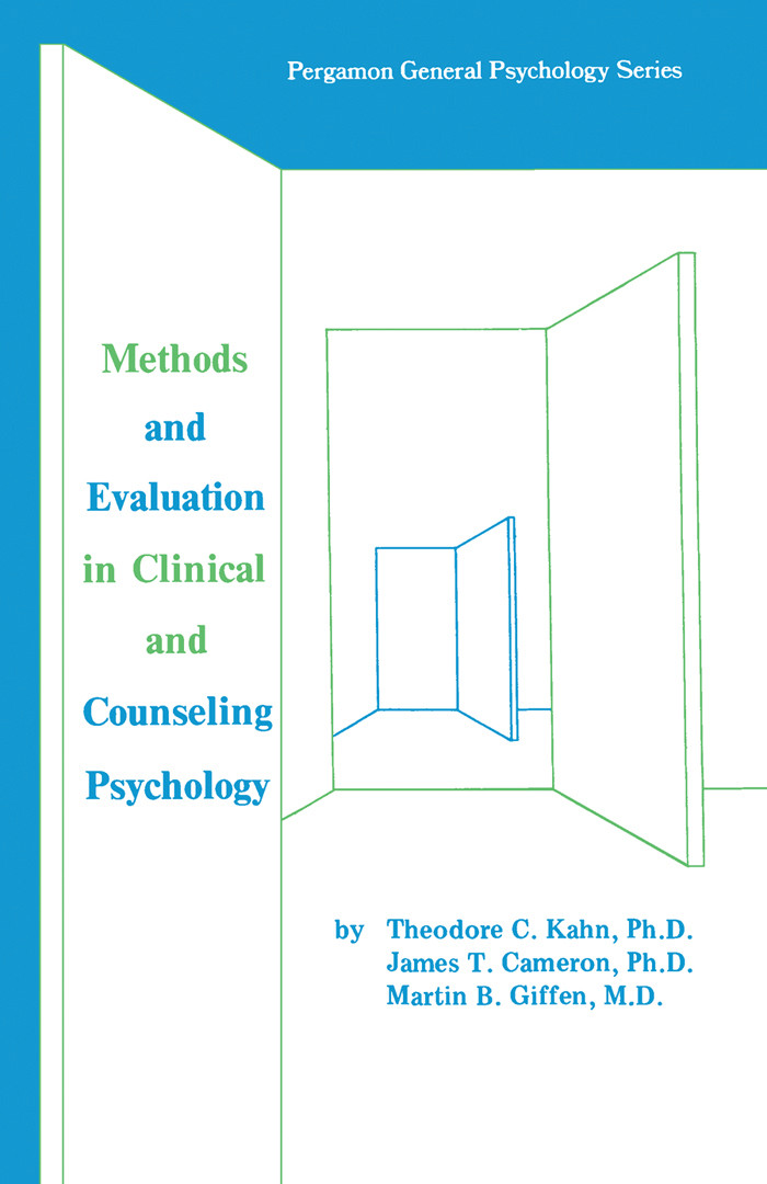 Methods and Evaluation in Clinical and Counseling Psychology