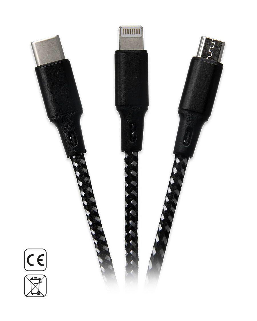 USB-Ladekabel "3 in 1"