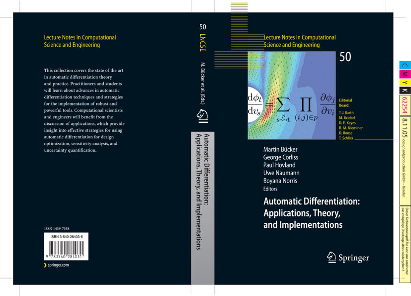 Automatic Differentiation: Applications, Theory, and Implementations