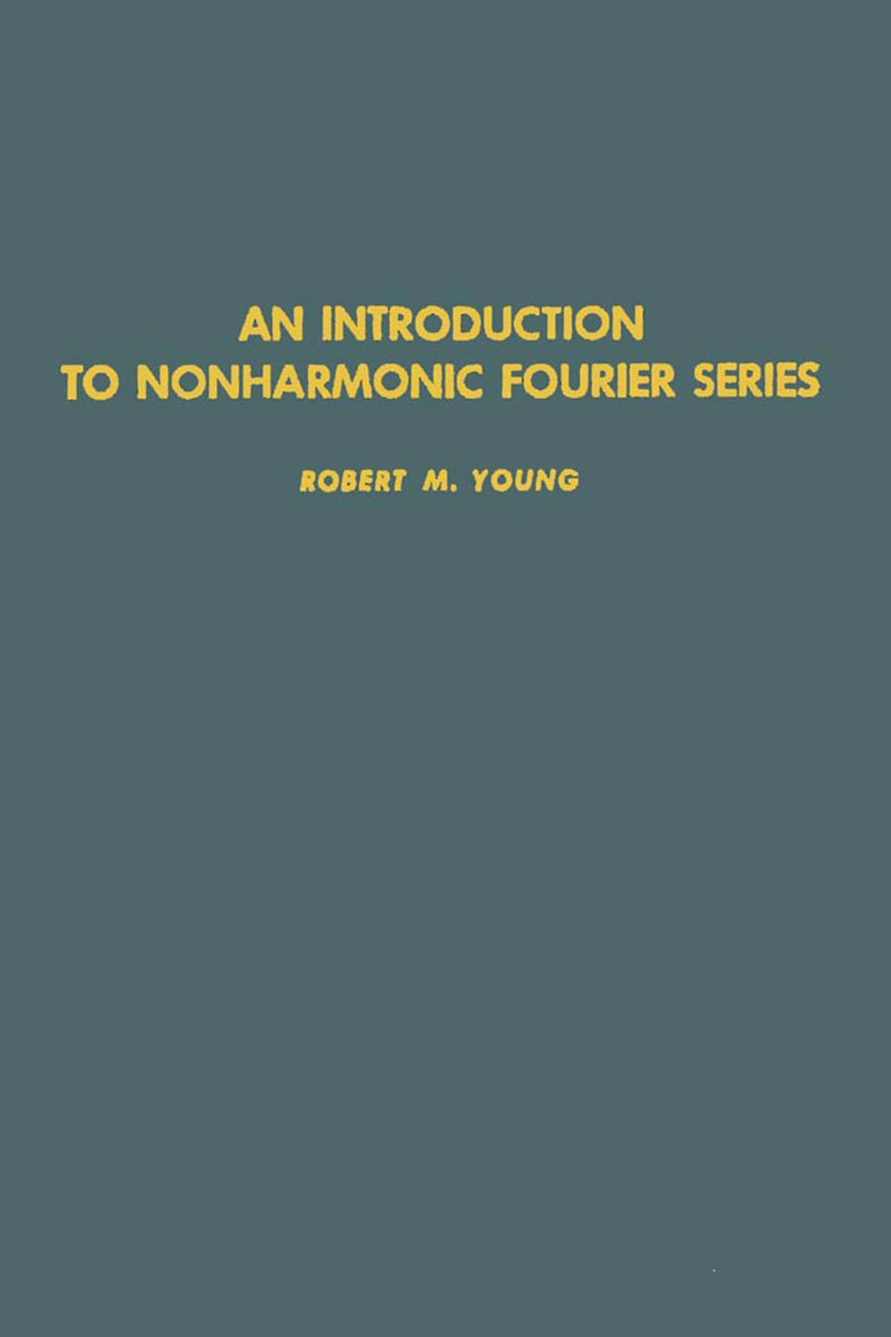 An introduction to nonharmonic Fourier series