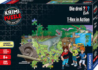 Krimi Puzzle: Die drei ??? Kids 200 Teile - T-Rex in Action (Kinderspiel)