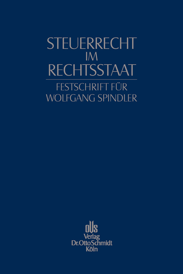 Festschrift für Wolfgang Spindler