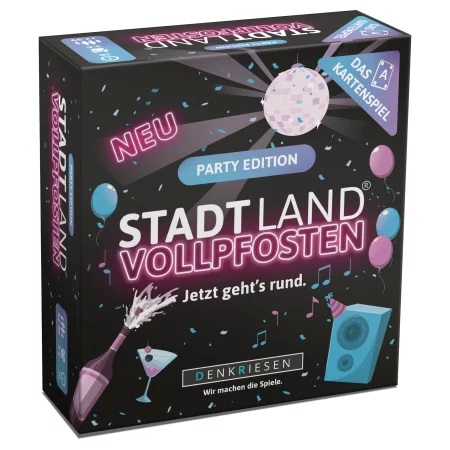 STADT LAND VOLLPFOSTEN - Das Kartenspiel - PARTY EDTION (Spiel)