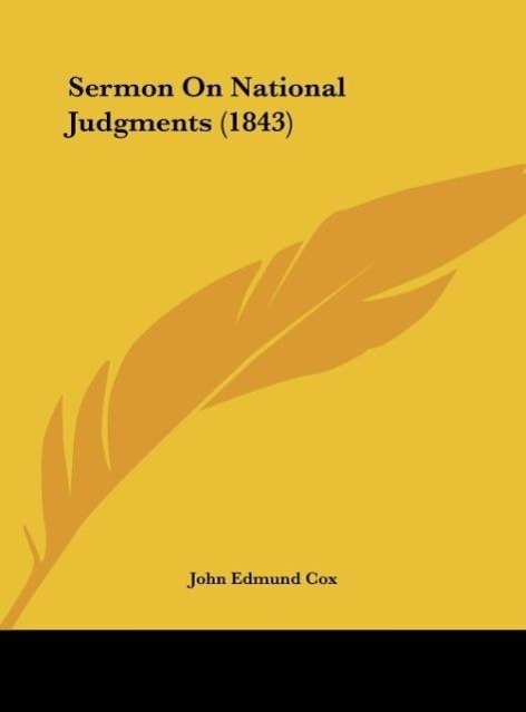 Sermon On National Judgments (1843)