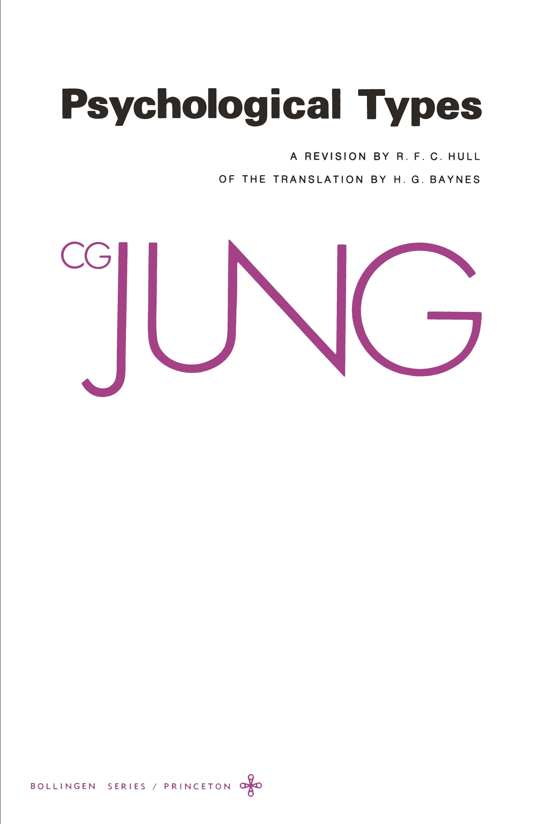 Collected Works of C. G. Jung, Volume 6