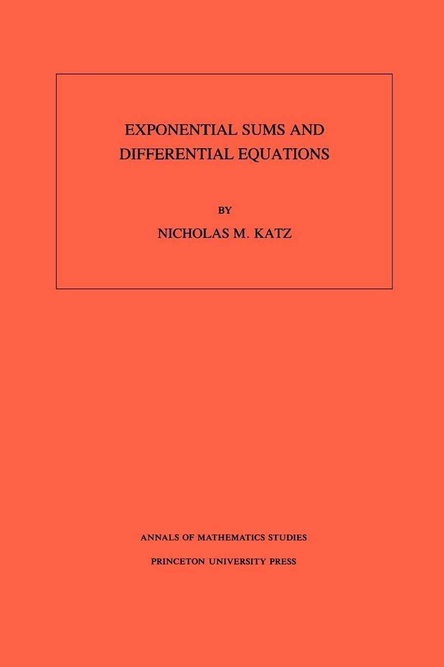 Exponential Sums and Differential Equations