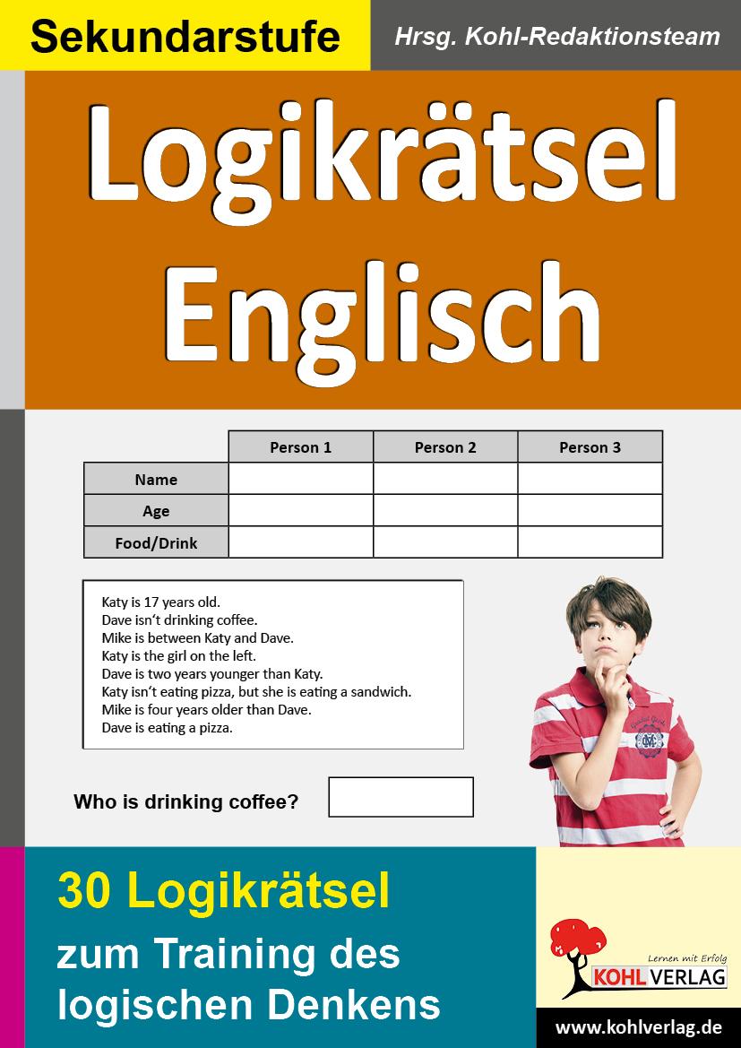 Logikrätsel Englisch Pfiffige Logicals zum Training des logischen Denkens