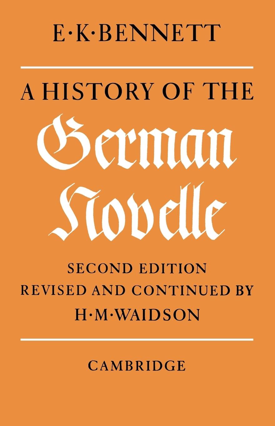 A History of the German Novelle