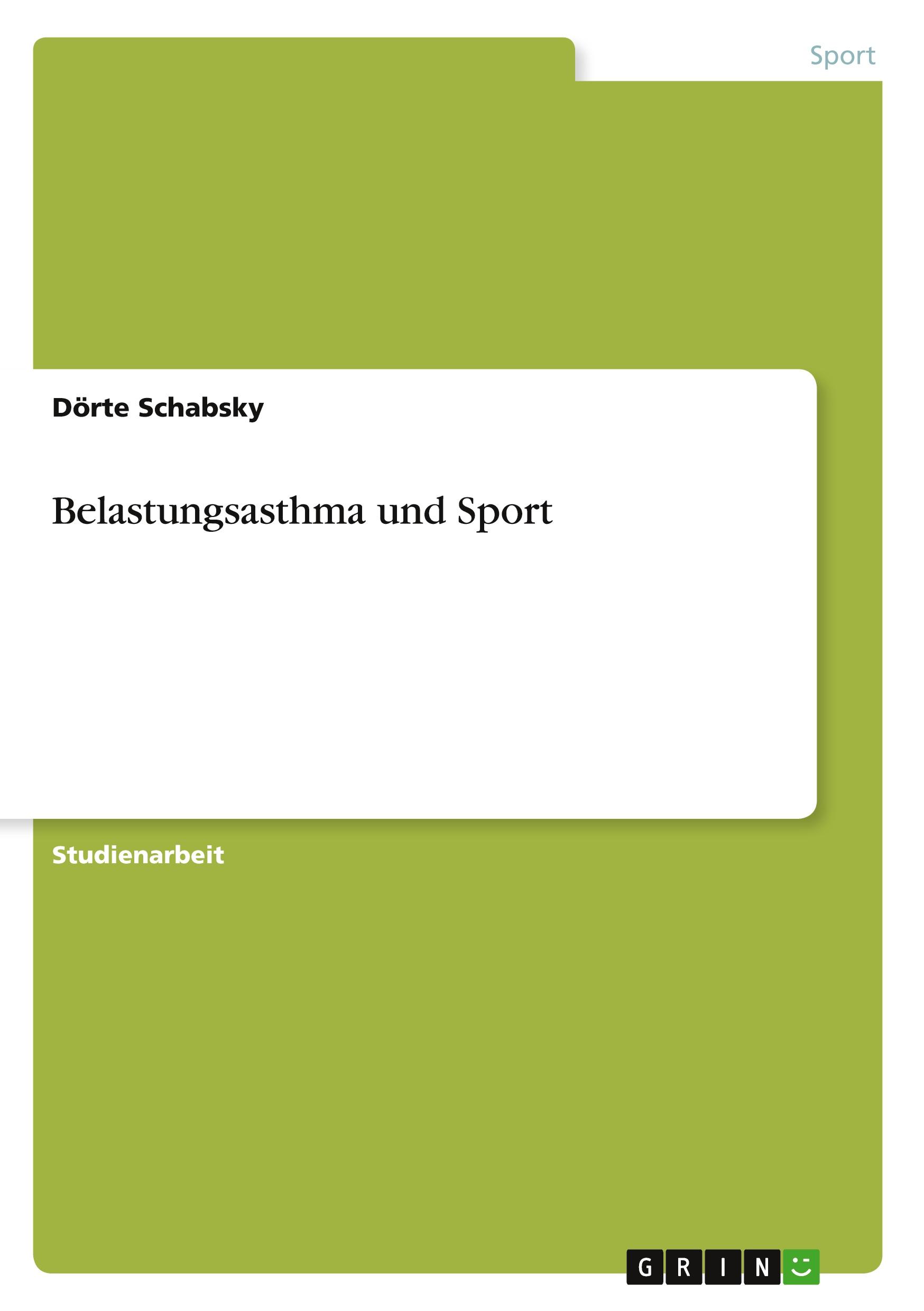 Belastungsasthma und Sport