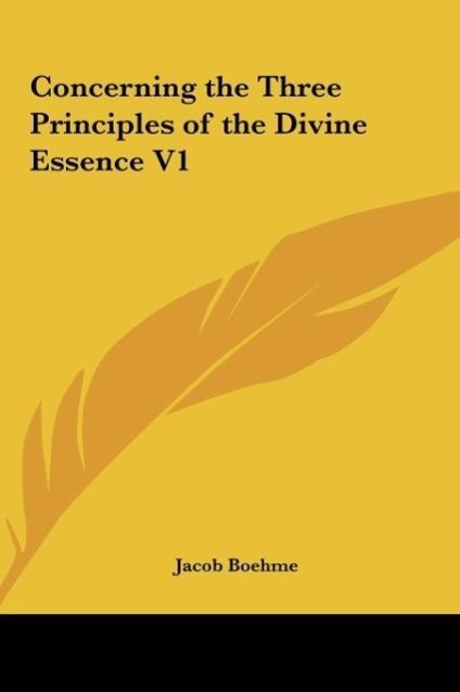 Concerning the Three Principles of the Divine Essence V1