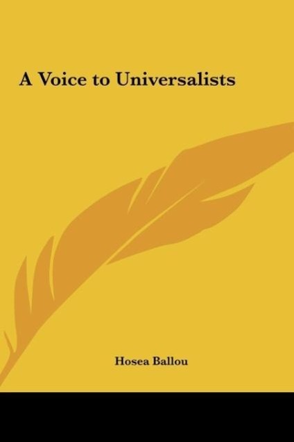 A Voice to Universalists