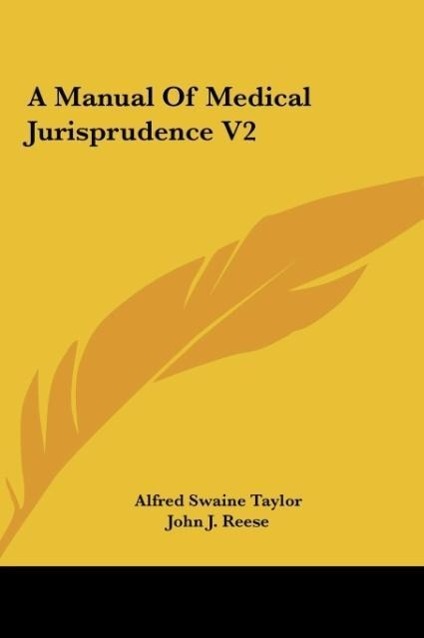 A Manual Of Medical Jurisprudence V2