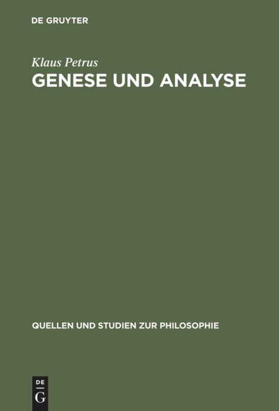 Genese und Analyse