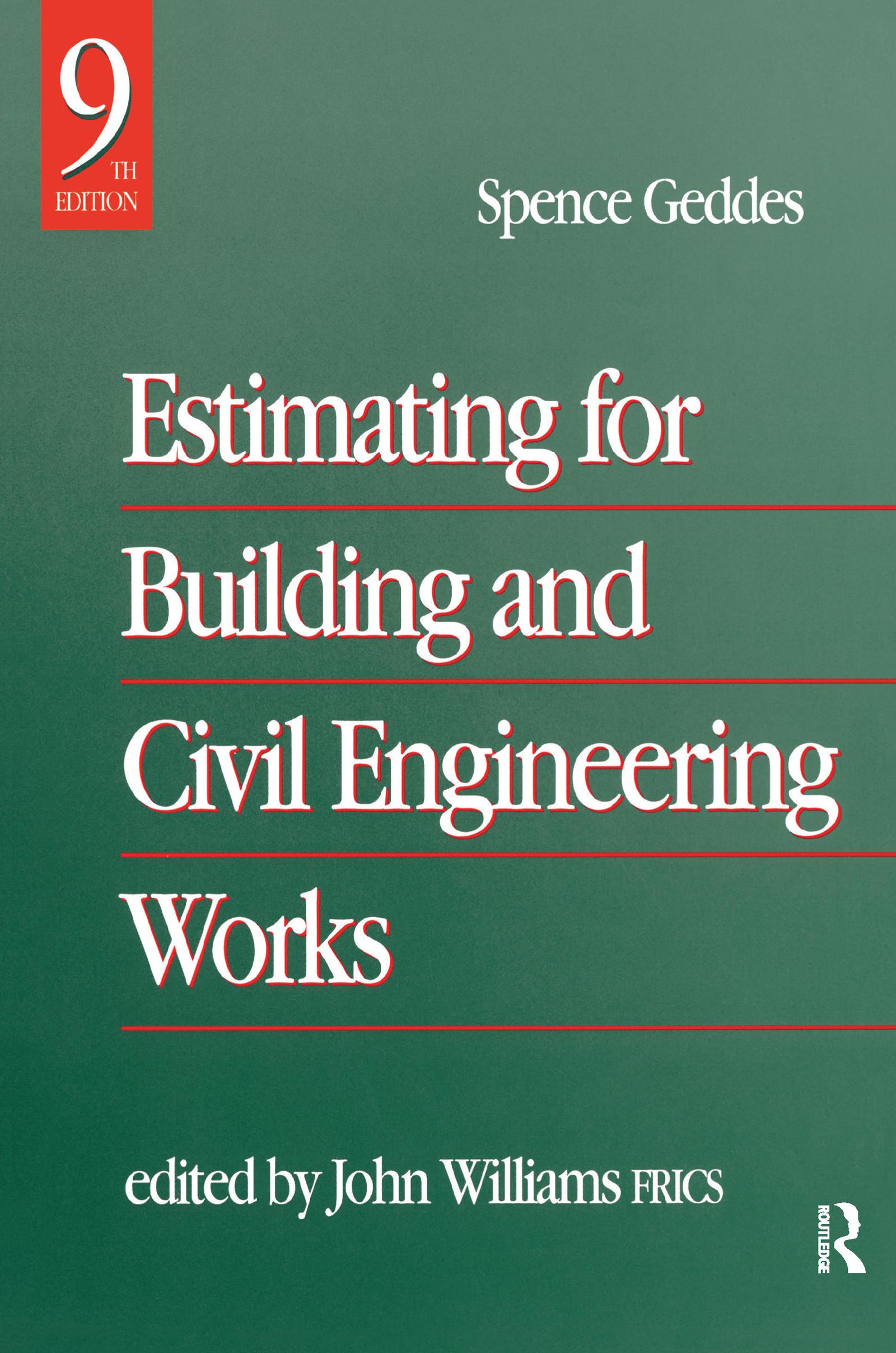 Estimating for Building & Civil Engineering Work