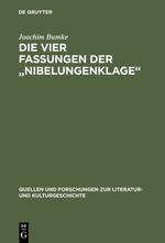 Die vier Fassungen der ¿Nibelungenklage¿