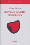 Historia y memoria democrática