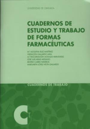 Cuaderno de estudio y trabajo de formas farmacéuticas