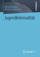 Jugendkriminalität