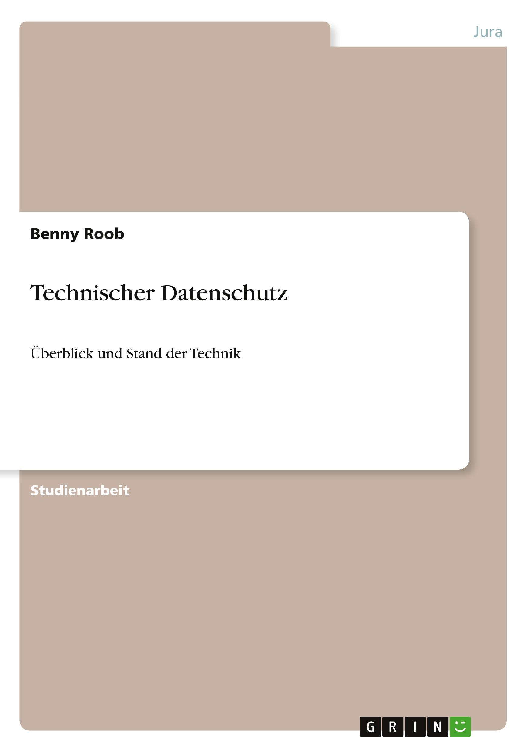 Technischer Datenschutz