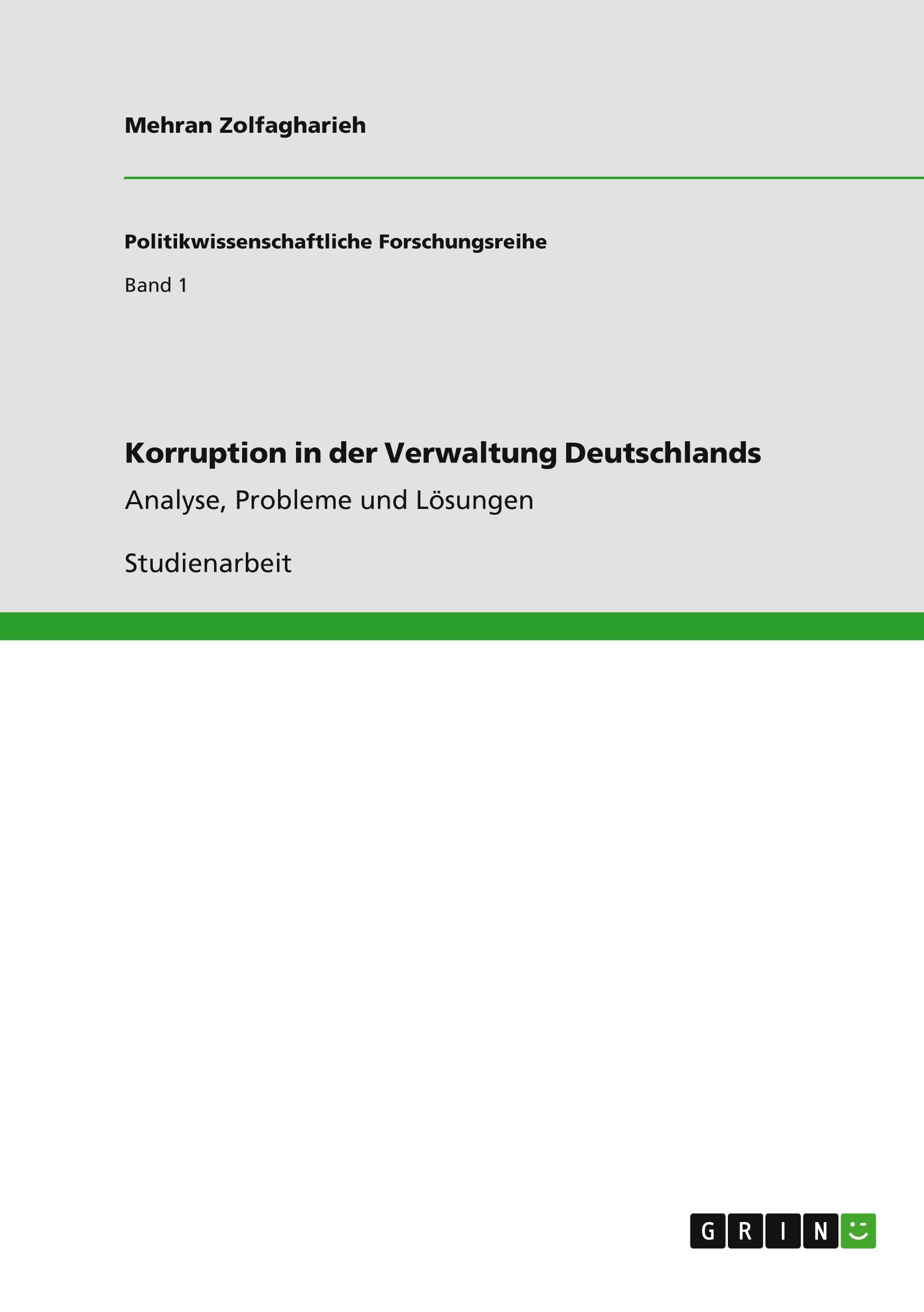 Korruption in der Verwaltung Deutschlands