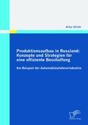 Produktionsaufbau in Russland: Konzepte und Strategien für eine effiziente Beschaffung