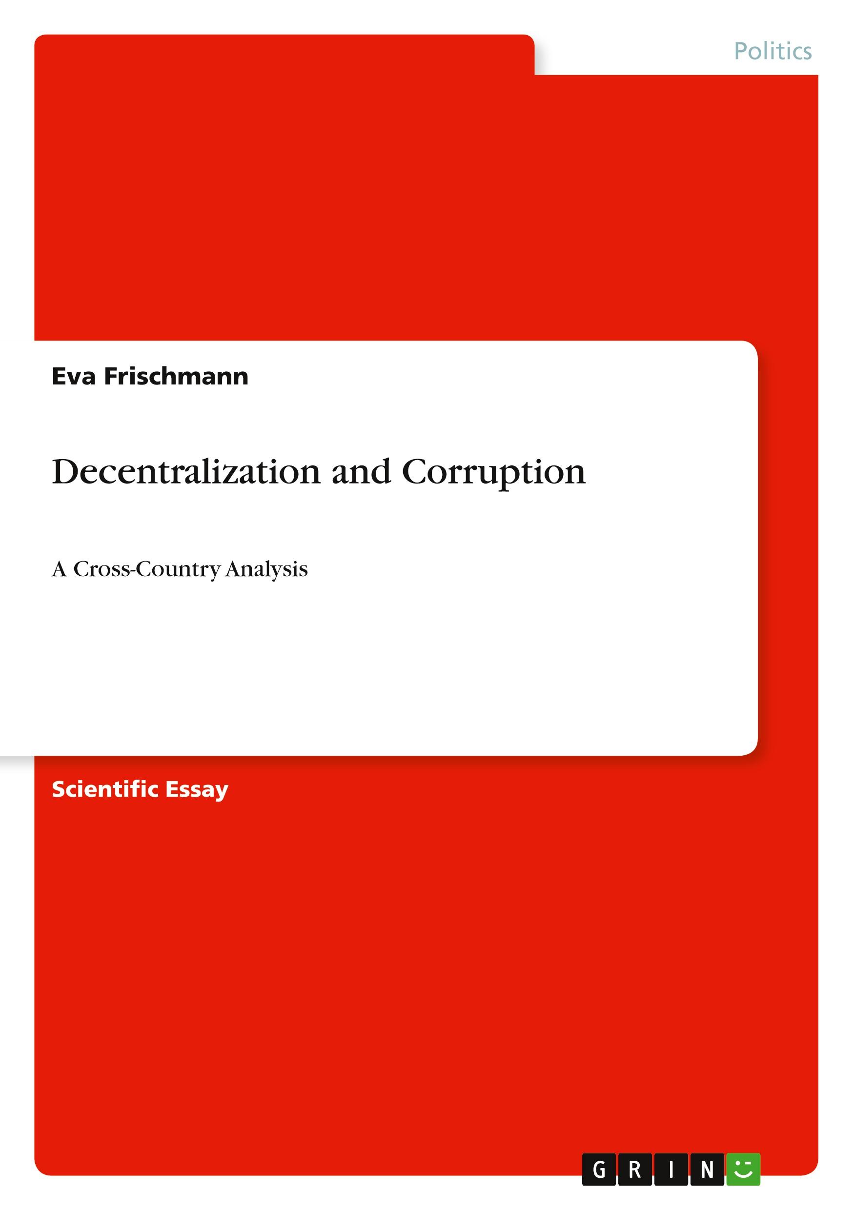 Decentralization and Corruption