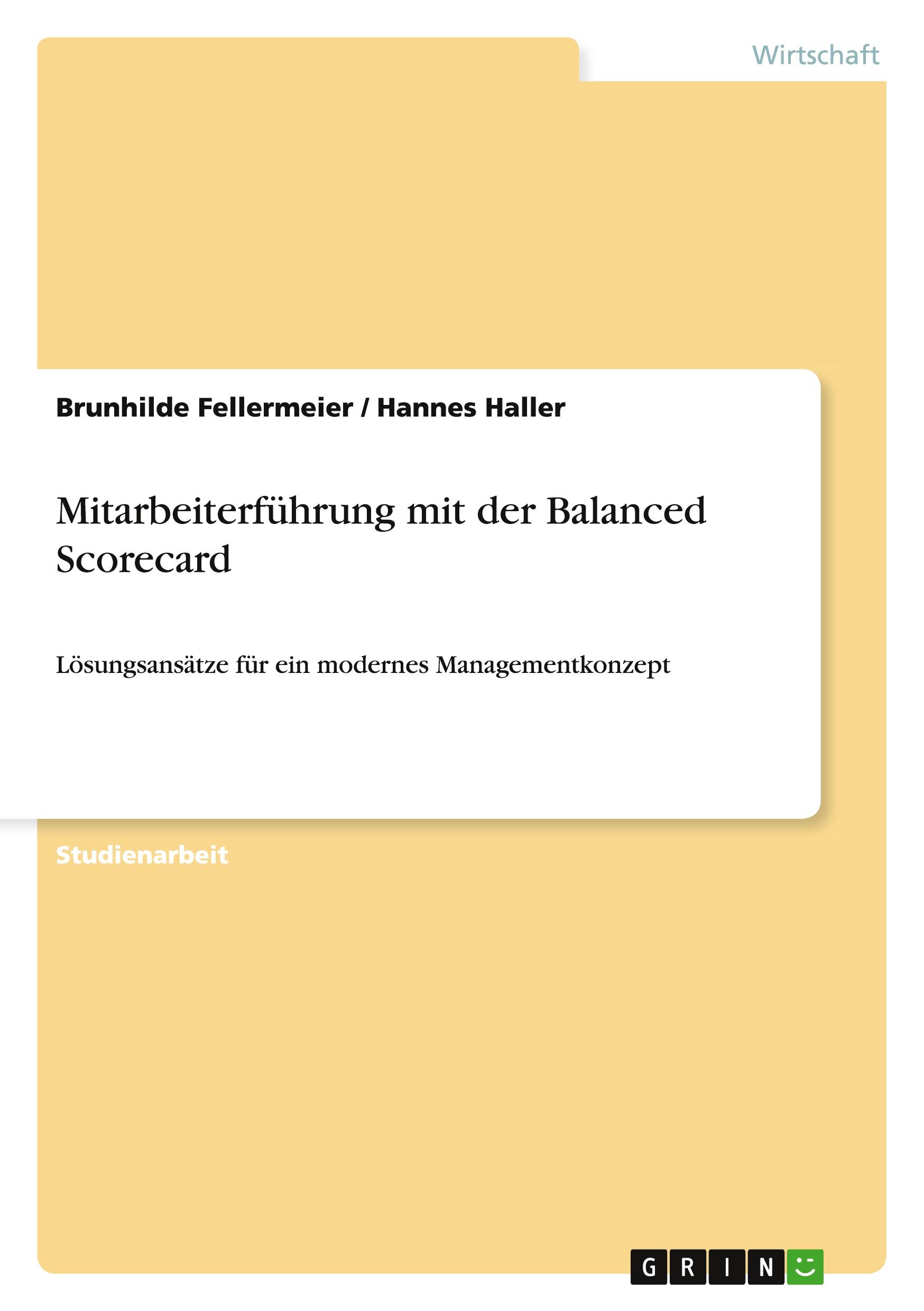 Mitarbeiterführung mit der Balanced Scorecard