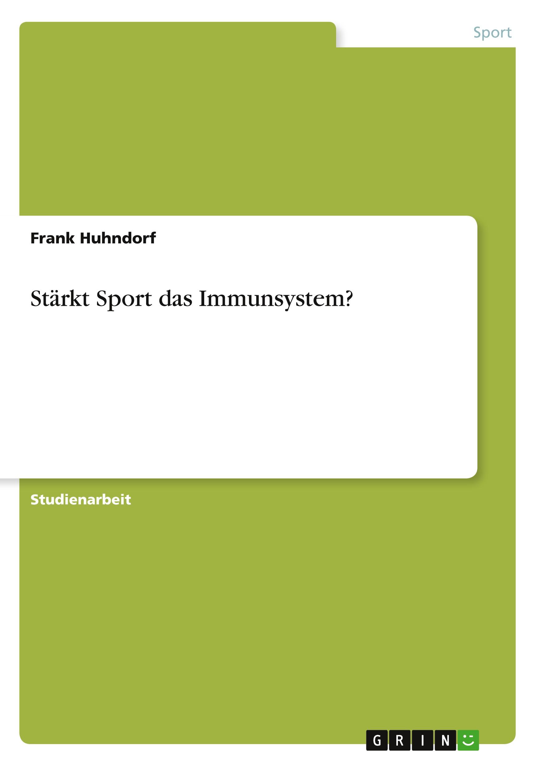 Stärkt Sport das Immunsystem?