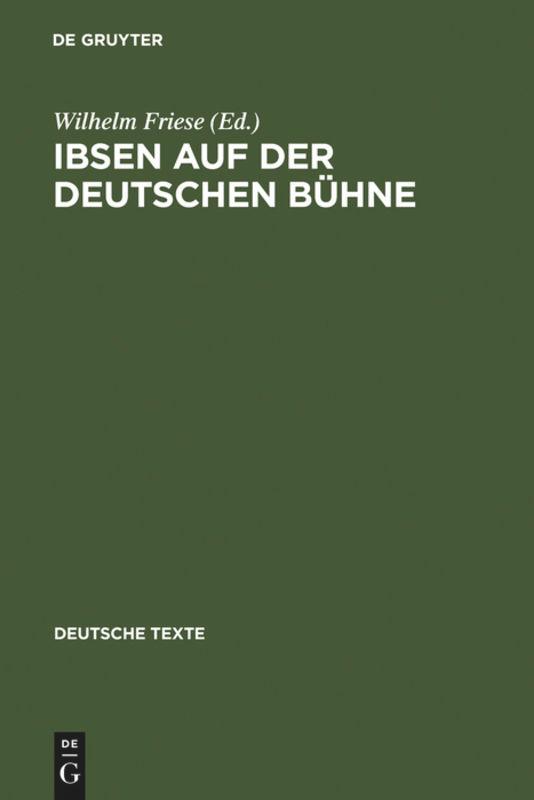 Ibsen auf der deutschen Bühne