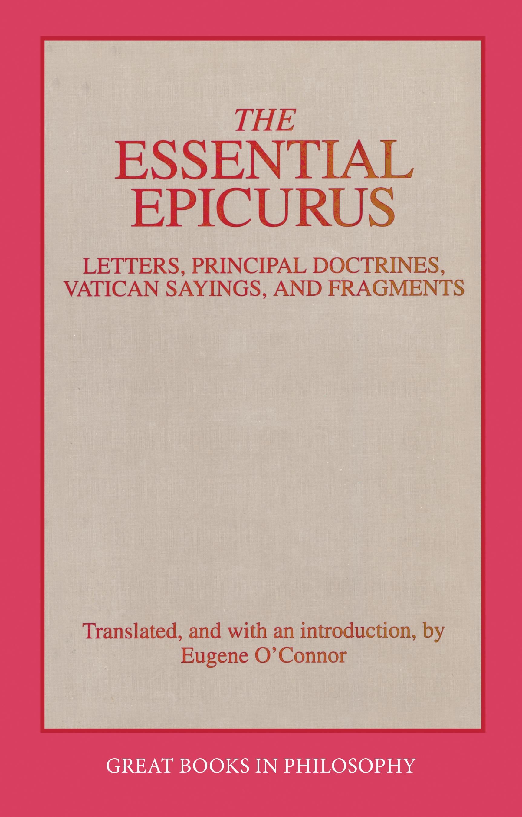 The Essential Epicurus