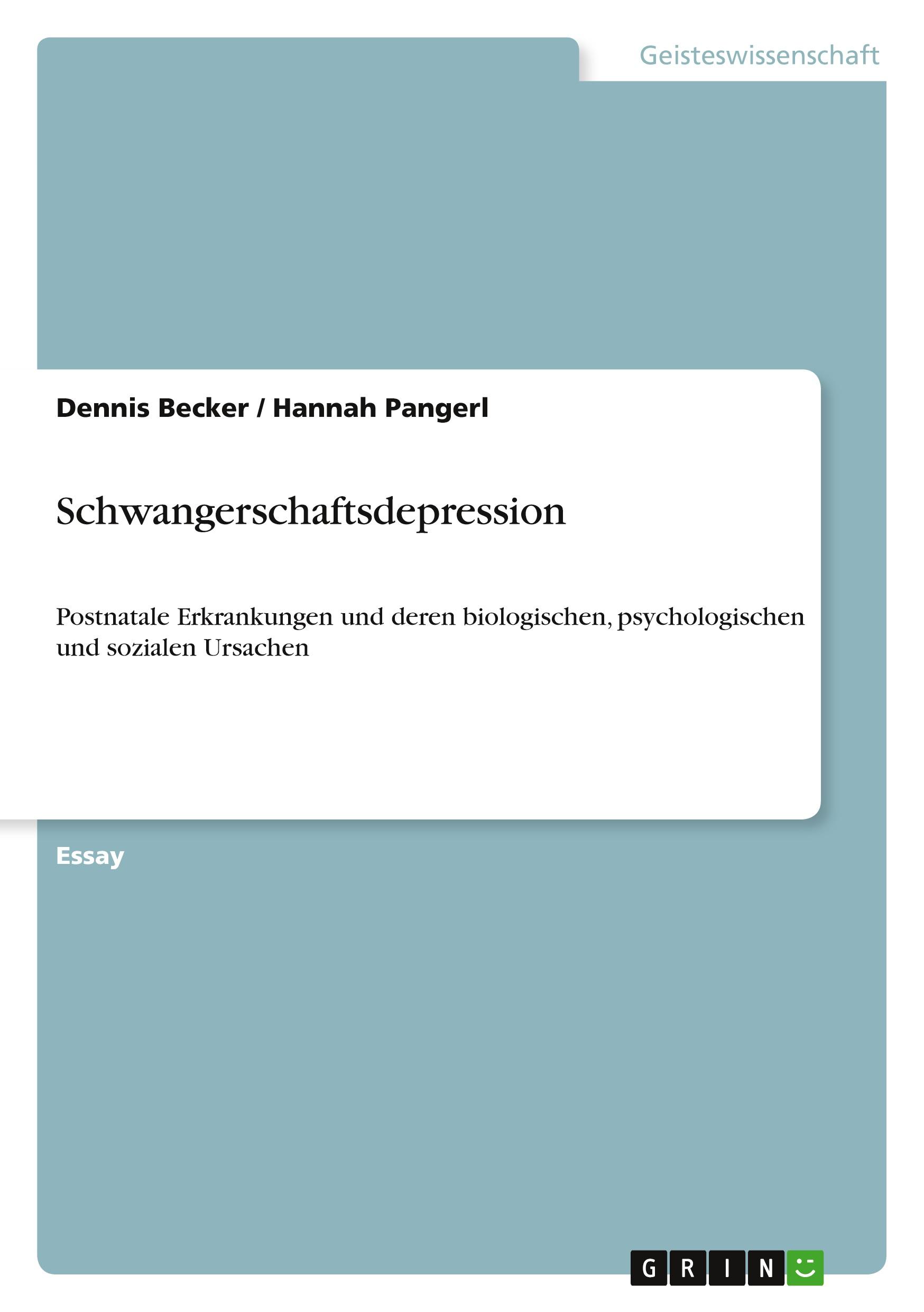 Schwangerschaftsdepression