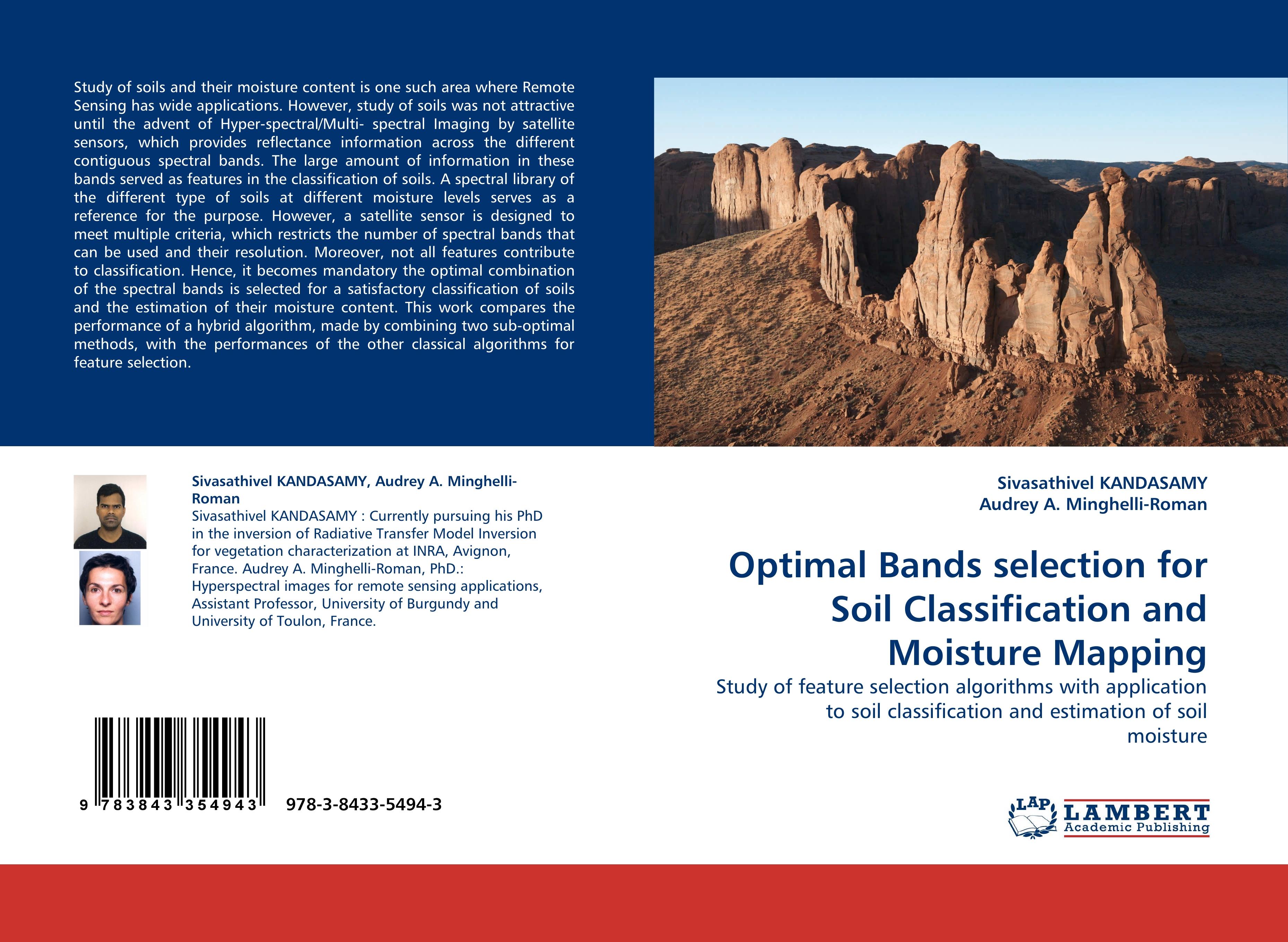 Optimal Bands selection for Soil Classification and Moisture Mapping