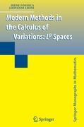 Modern Methods in the Calculus of Variations