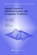 Optimal Control of Distributed Systems with Conjugation Conditions