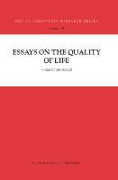 Essays on the Quality of Life