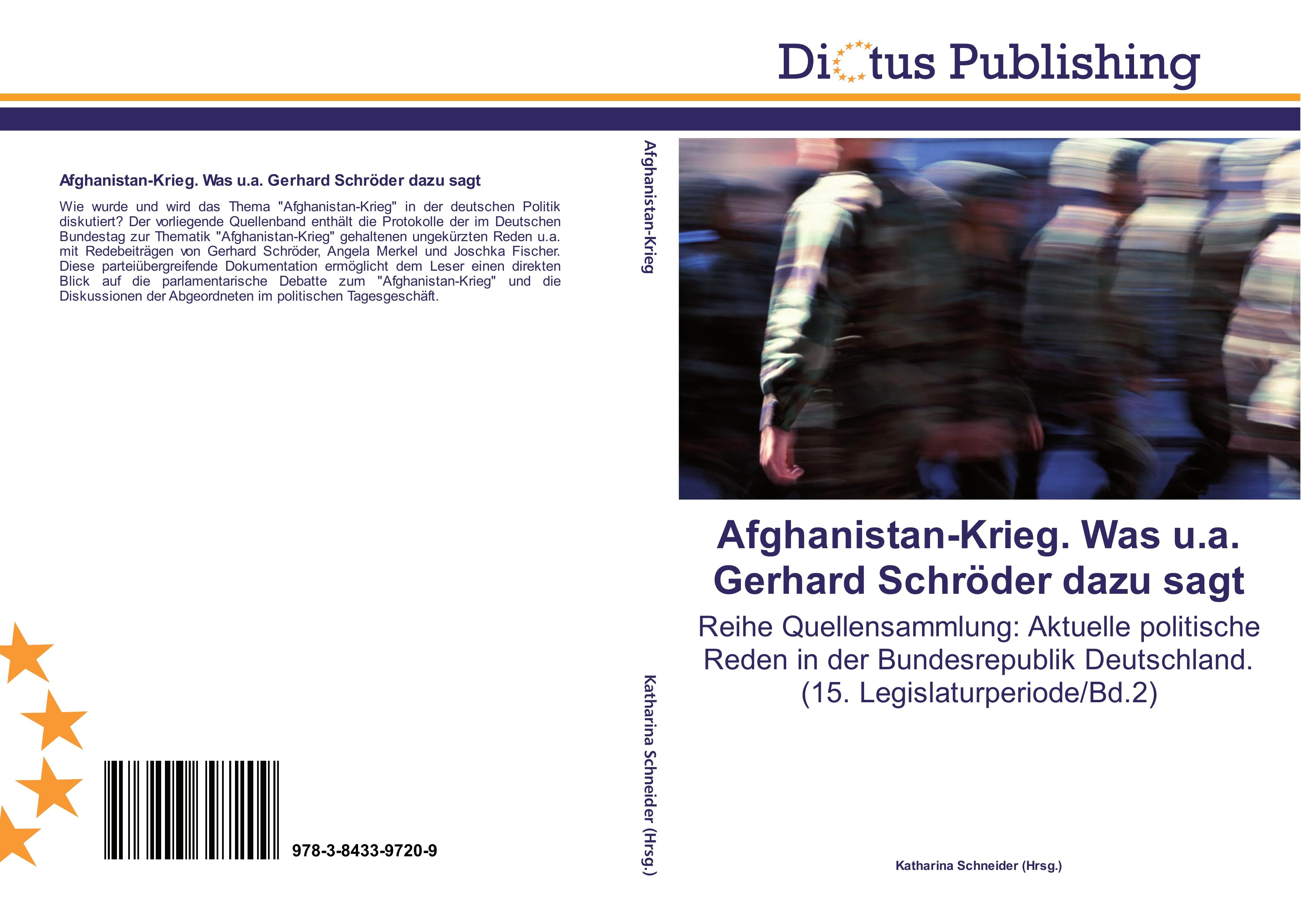 Afghanistan-Krieg. Was u.a. Gerhard Schröder dazu sagt