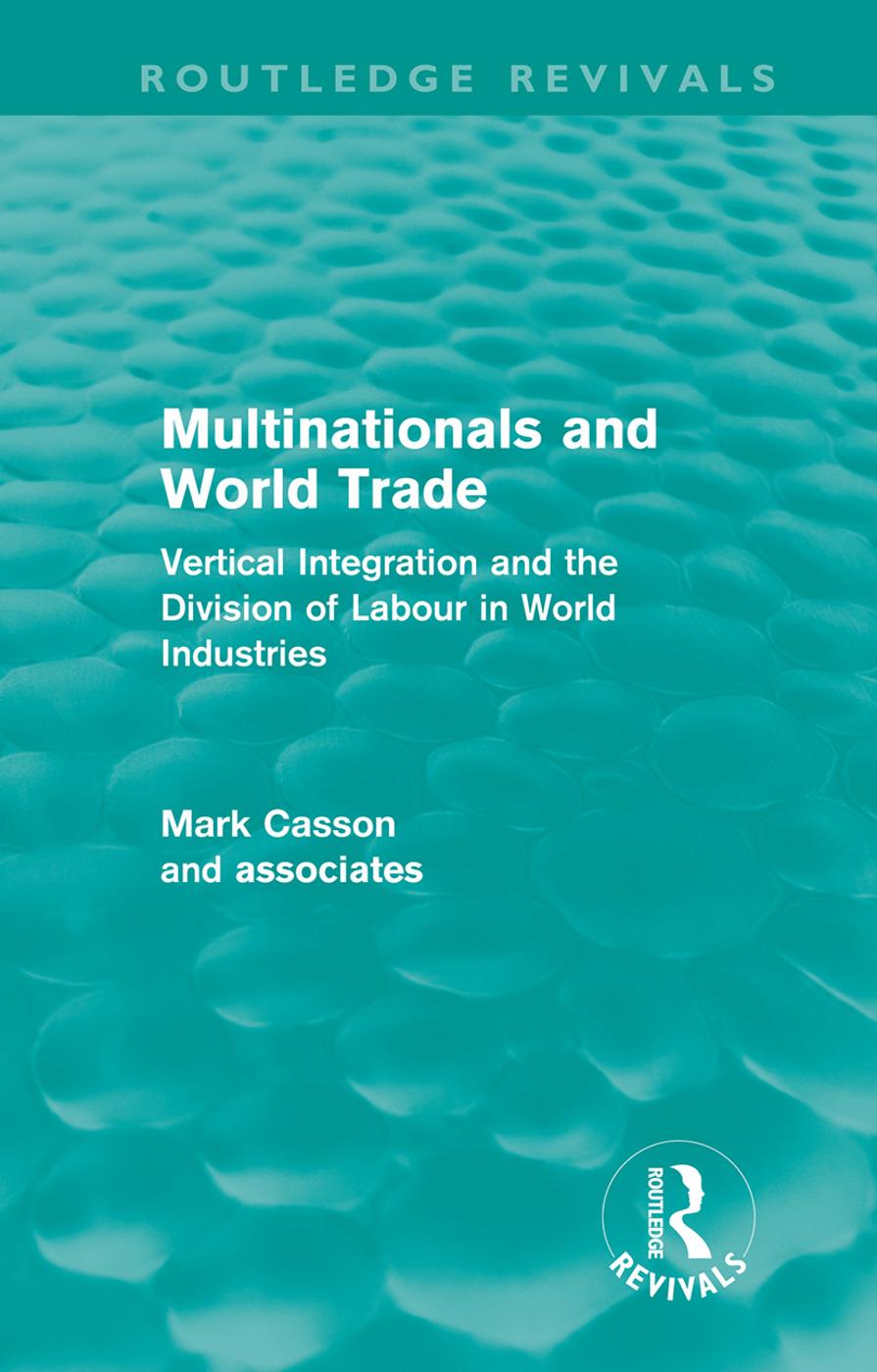 Multinationals and World Trade