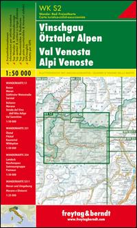 Südtirol 02 Vinschgau - Ötztaler Alpen 1 : 50 000