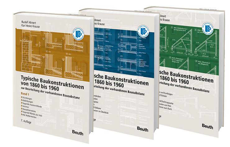 Typische Baukonstruktionen von 1860-1960. Buchpaket/ 3 Bde.