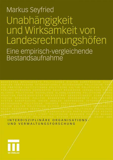 Unabhängigkeit und Wirksamkeit von Landesrechnungshöfen