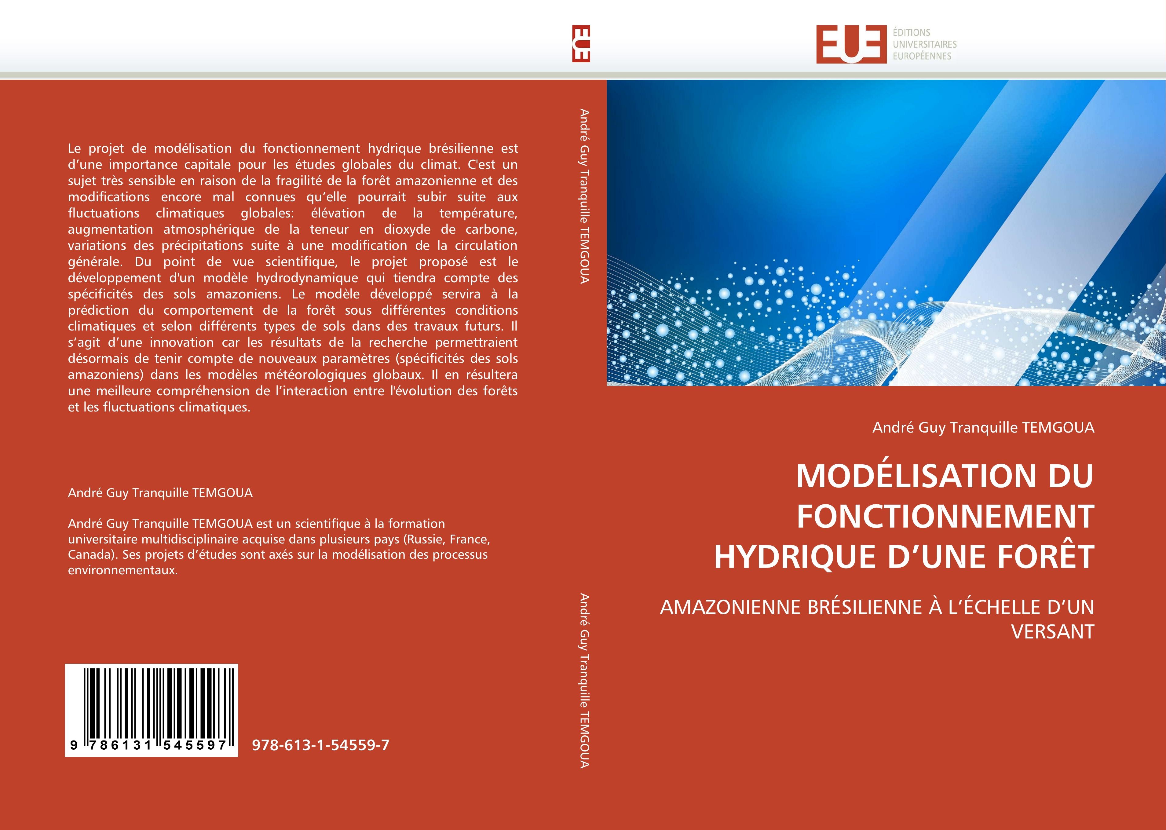 MODÉLISATION DU FONCTIONNEMENT HYDRIQUE D''UNE FORÊT