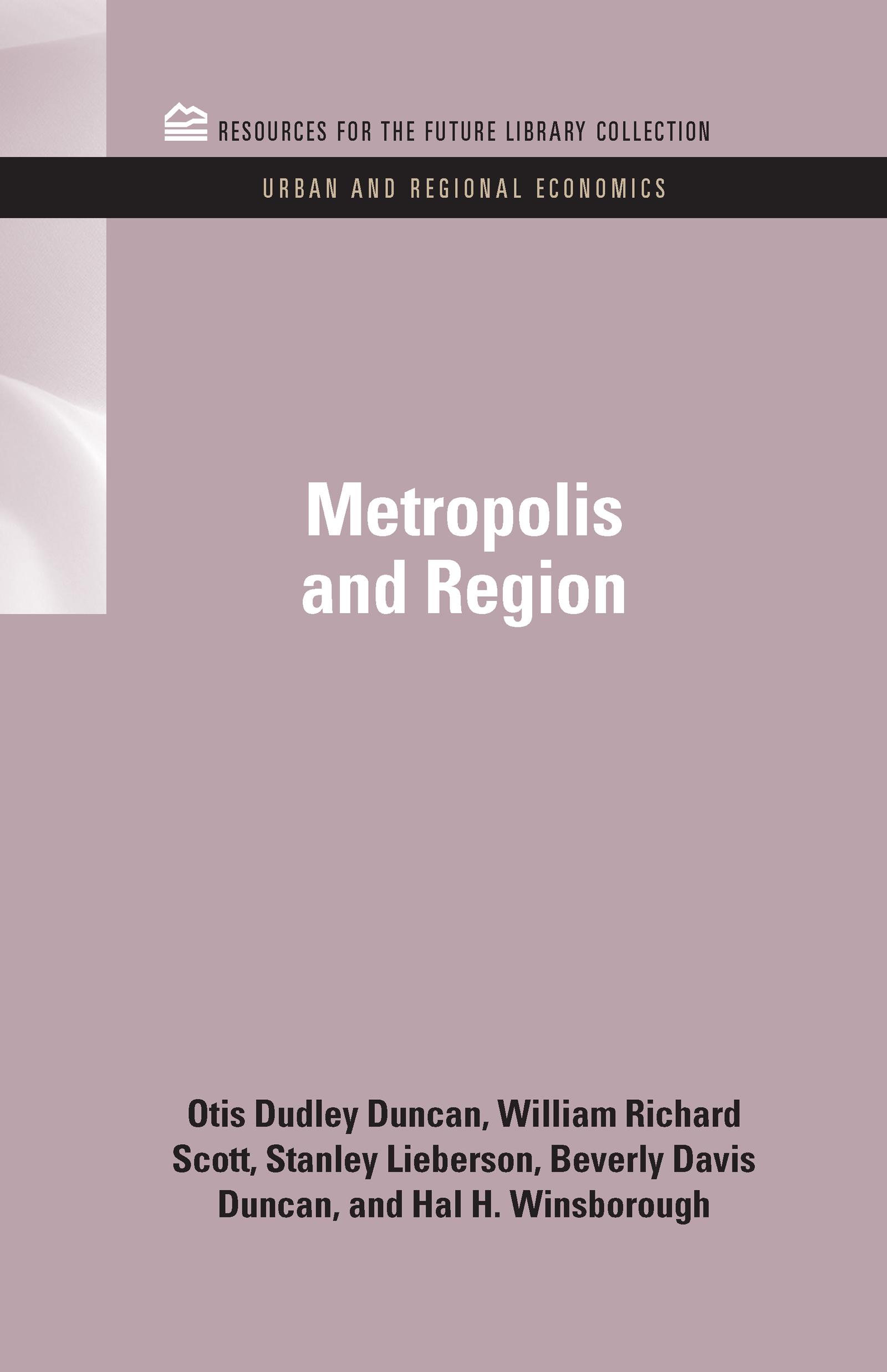 Metropolis and Region