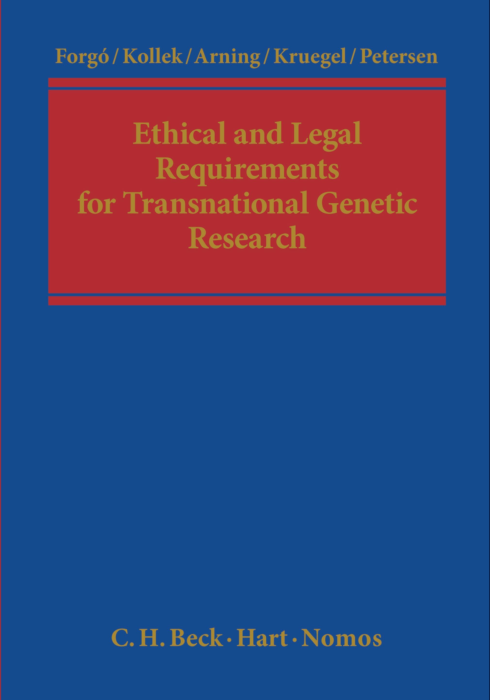 Ethical and Legal Requirements of Transnational Genetic Research