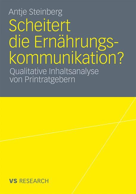 Scheitert die Ernährungskommunikation?