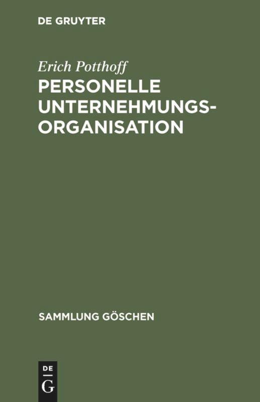 Personelle Unternehmungsorganisation