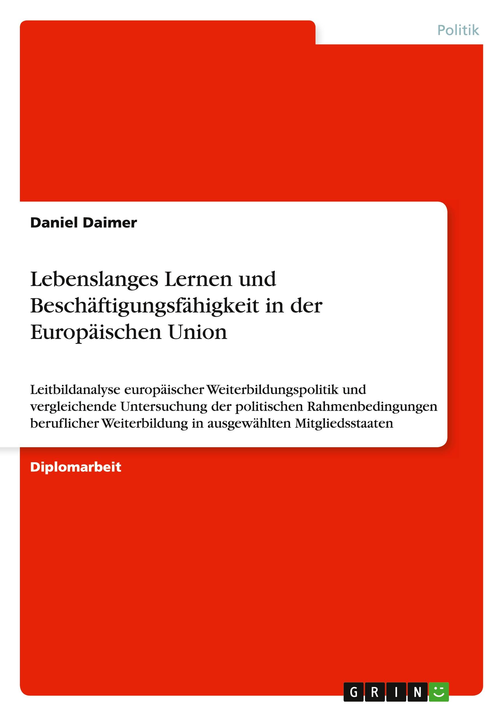 Lebenslanges Lernen und Beschäftigungsfähigkeit in der Europäischen Union